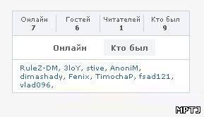 Улучшаем функцию Кто Онлайн для uCoz